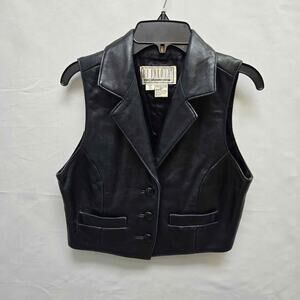 BB Dakota for BP Nordstrom Black Leather Vest